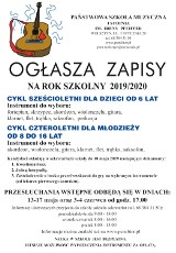 Państwowa Szkoła Muzyczna zaprasza do nauki  