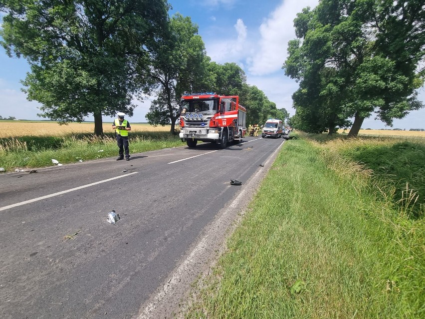 Wypadek między Starym Strączem a Sławą