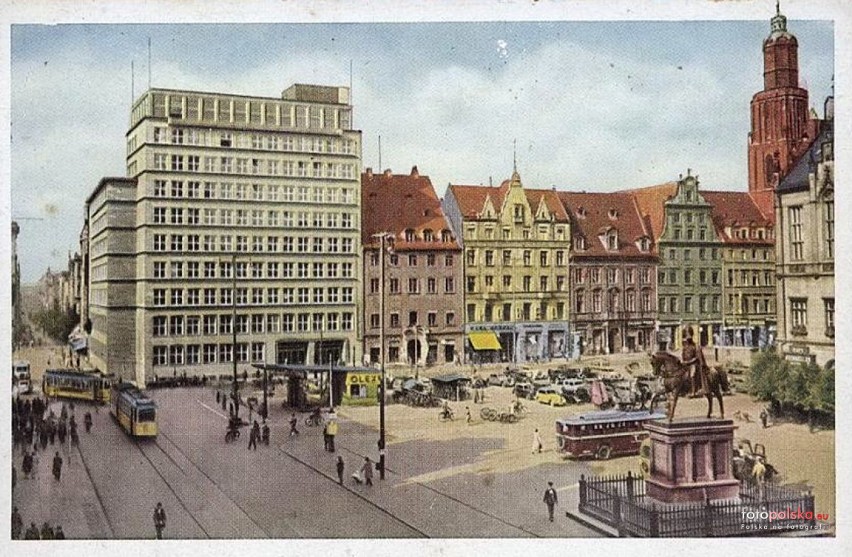 Wrocław. Stacja benzynowa w Rynku. Zobacz archiwalne zdjęcia sprzed II wojny światowej