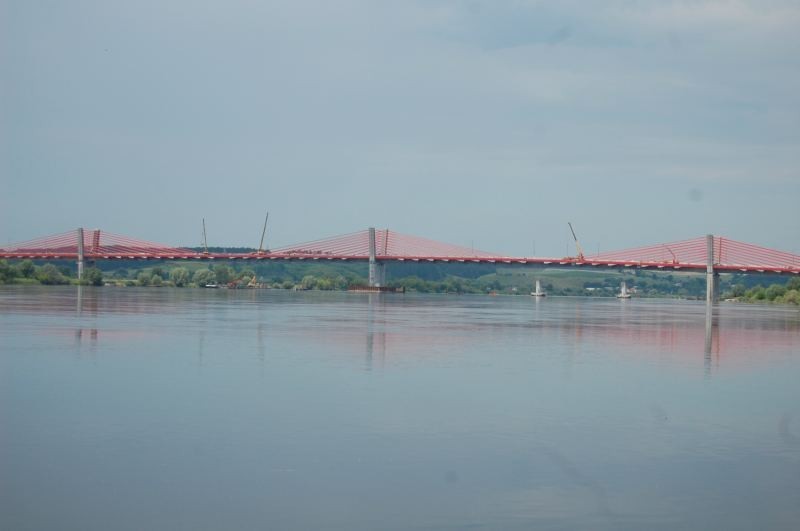 Panorama mostu od strony południowej