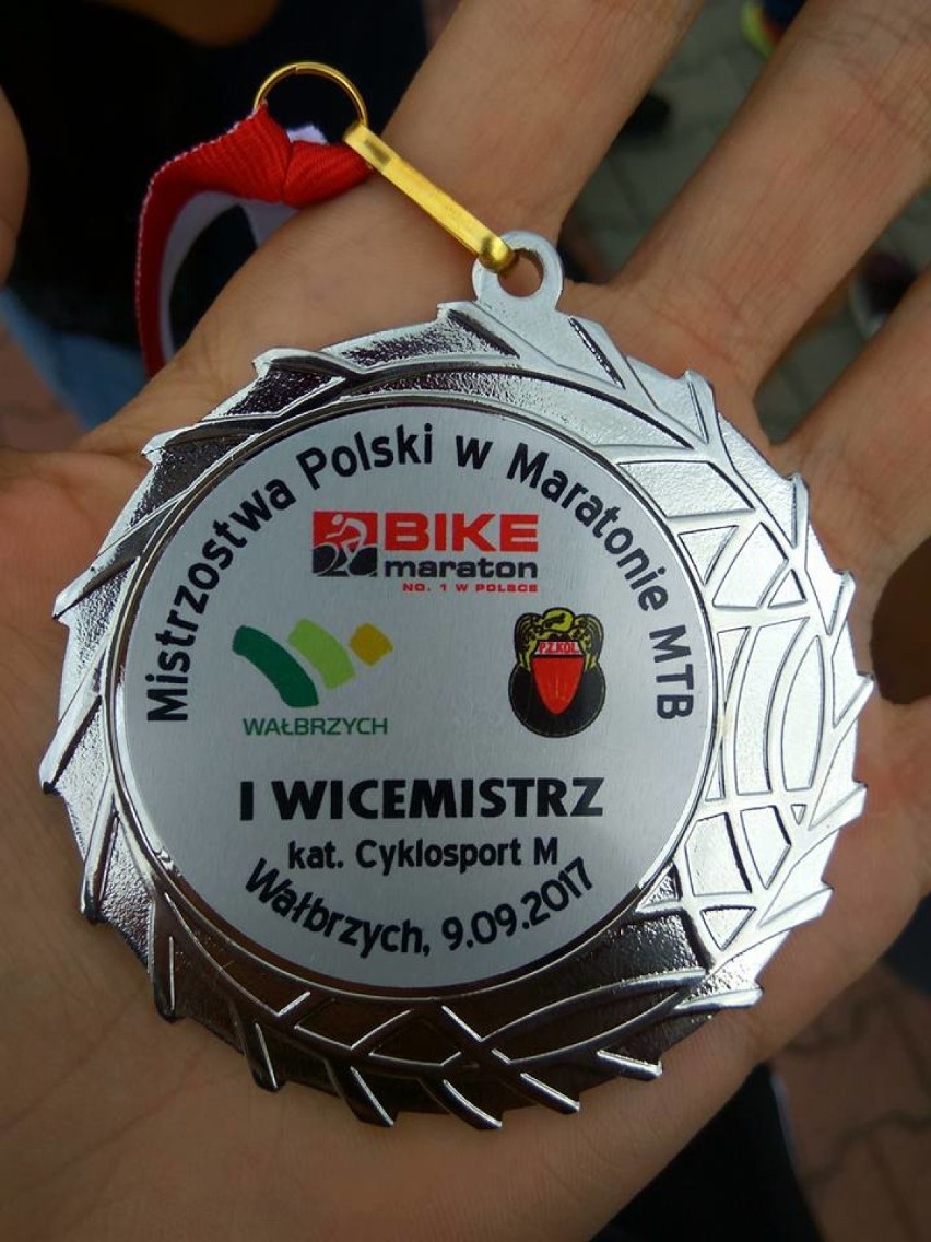 Filip Jeleniewski zdobył medal Mistrzostw Polski w Maratonie MTB