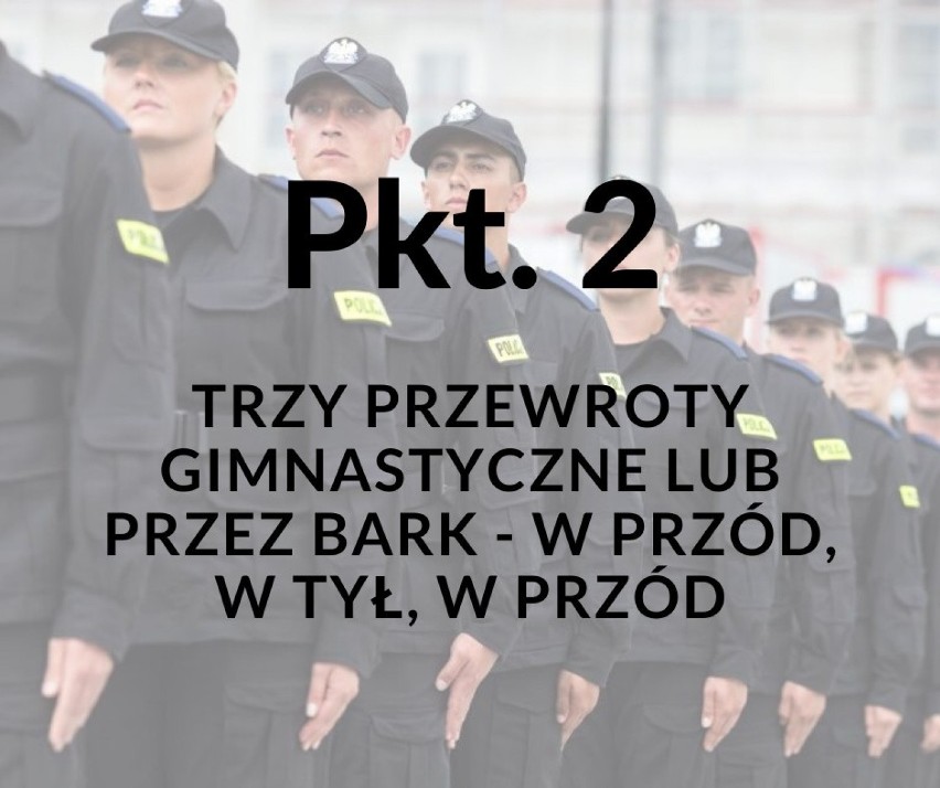 Tak wygląda teraz test sprawności fizycznej dla kandydatów do pracy w policji. Dalibyście radę go przejść? 