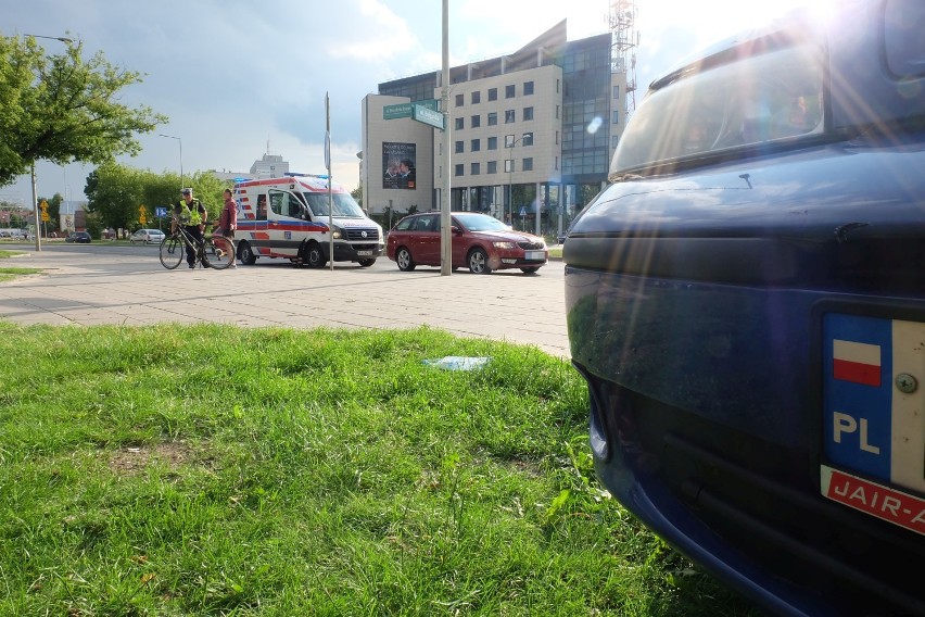 Wypadek na Kaczorowskiego w Białymstoku