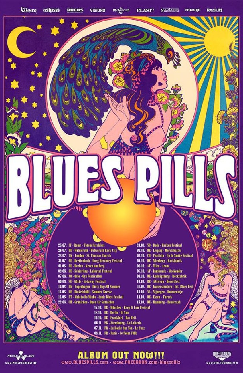 Debiutancka płyta formacji Blues Pills ukazała się 28 lipca