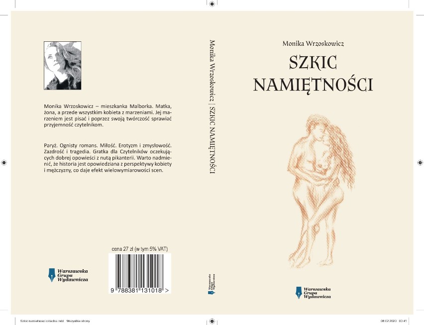 Malbork. Powieść erotyczna pisarskim debiutem. "Szkic namiętności" wkrótce w księgarniach