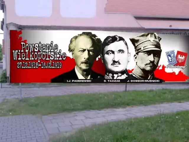 Mural Powstania Wielkopolskiego w Pile