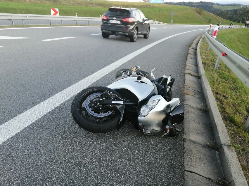 Makabryczna seria podtrzymana! Znów śmierć motocyklisty na "patelniach" zakopianki