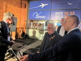 Lech Wałęsa w Manufakturze. W Łodzi były prezydent spotkał się na targach Routes Europe z przedstawicielami linii lotniczych