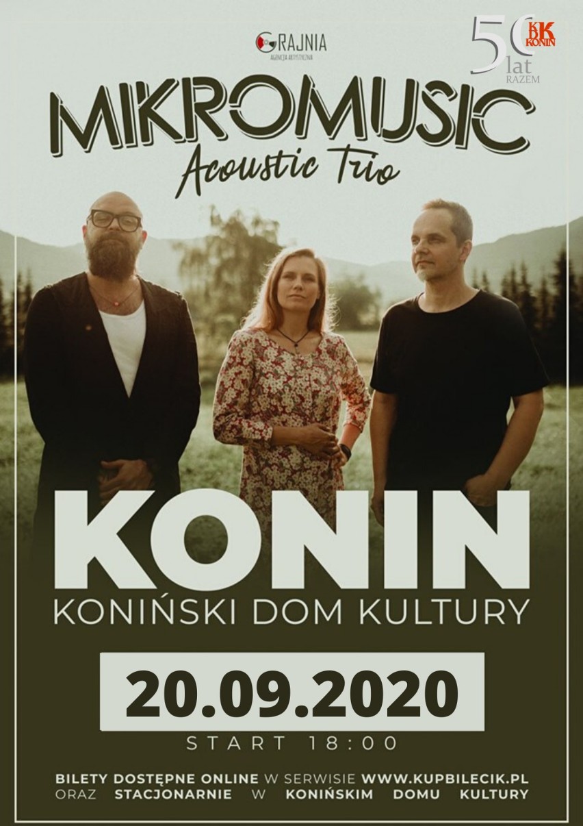 Koncert Mikromusic – 20 września (niedziela)  godz. 18.00 w KDK 