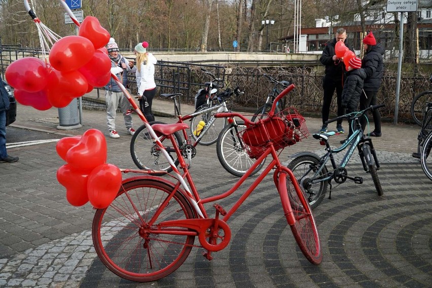 Walentynkowy rajd rowerowy w Kaliszu