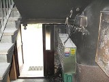 Pożar bloku w Dąbrowie Górniczej przy ulicy Korczaka [ZDJĘCIA]