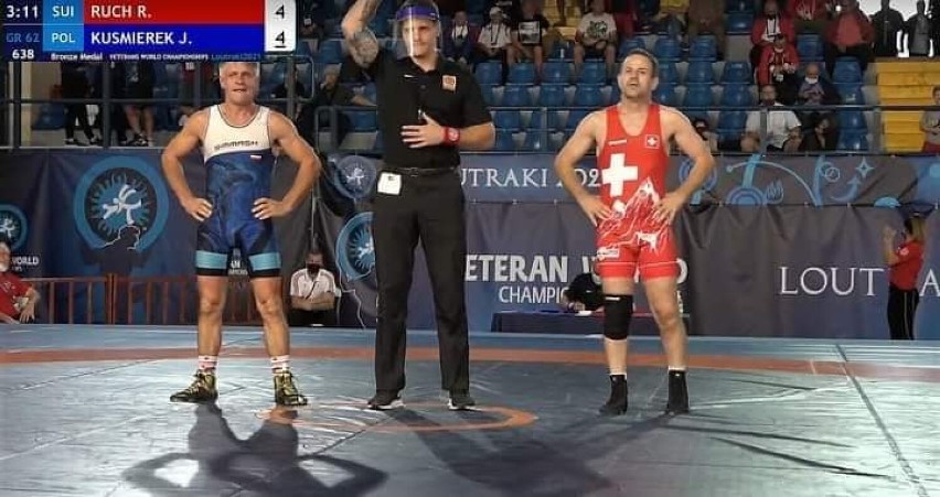 Trzecie miejsce Jacka Kuśmierka z ZKS Radomsko na Mistrzostwach Świata Weteranów w Grecji