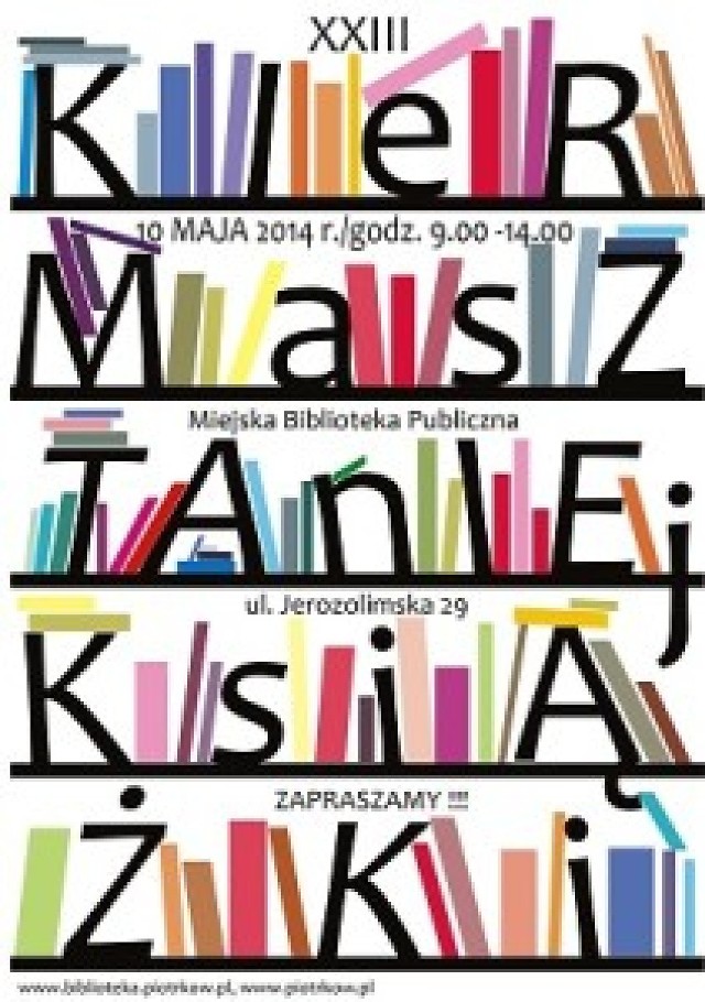 W sobotę odbędzie się 23. kiermasz taniej książki w MBP w Piotrkowie