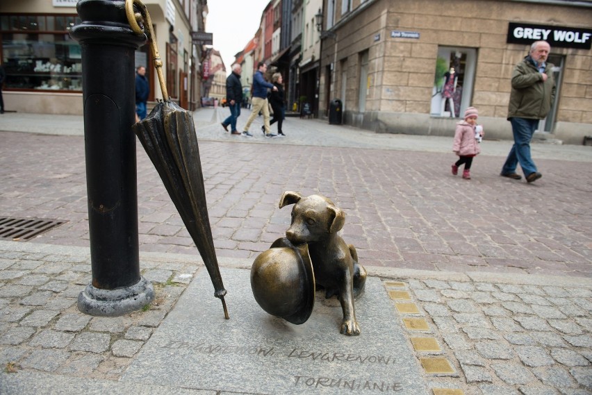 W Toruniu stoi pomnik postaci znanej z krótkich komiksów o...