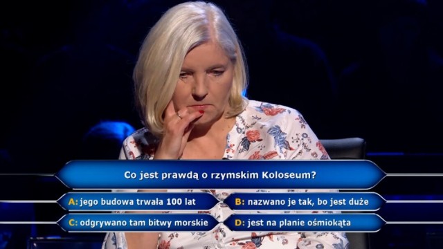 Czempinianka w programie "Milionerzy" wygrała 125 tysięcy złotych