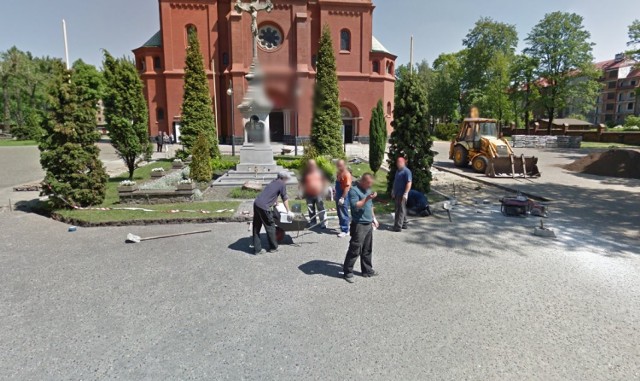 Zabrzanie w oku kamery Google Street View