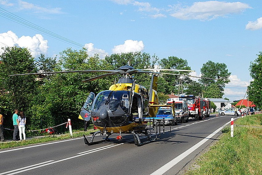 Wypadek w Kolbuszowej Dolnej. Zginął motocyklista