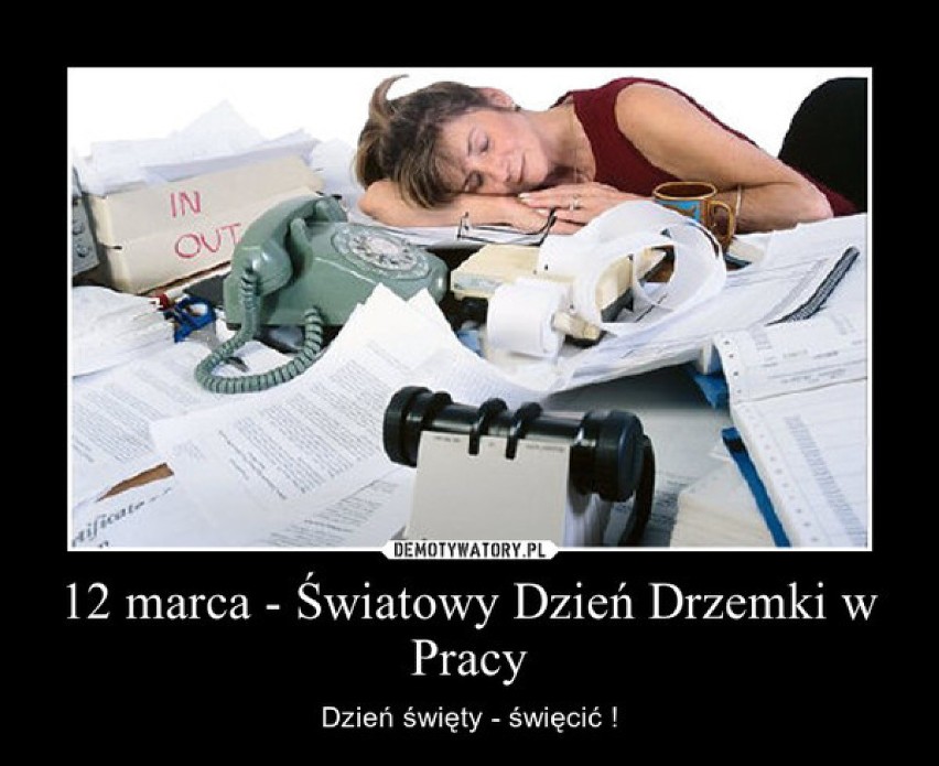 ŚWIATOWY DZIEŃ DRZEMKI W PRACY 2018