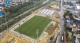 Nowy Sącz. Tak wygląda stadion Sandecji po roku prac. Inwestycja za 75 mln zł ma być gotowa w połowie przyszłego roku. Zobacz zdjęcia