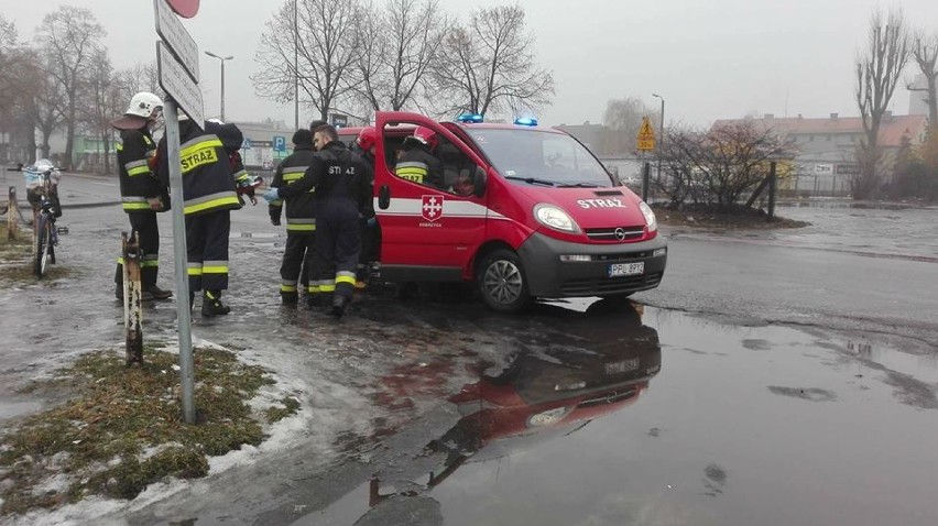 Potrącenie rowerzysty