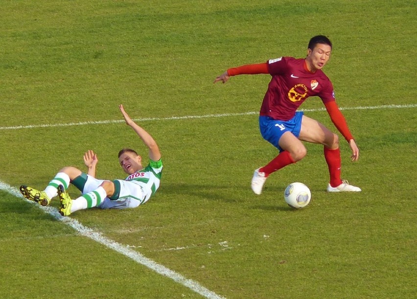 Upragnione zwycięstwo. Gwardia Koszalin - Lechia II Gdańsk 1:0 [zdjęcia]