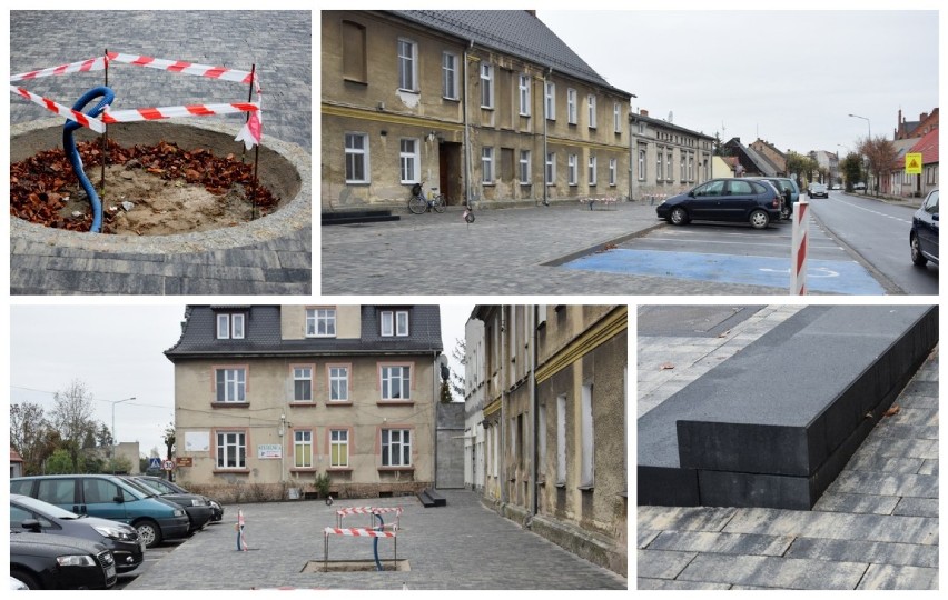 Skwerek przy Zbąszyńskim Centrum Kultury, prawie gotowy