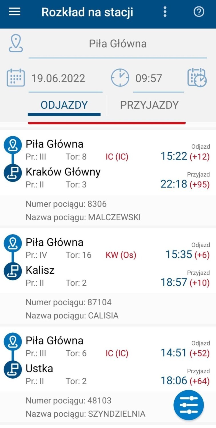 Nawet kilkugodzinne opóźnienia pociągów przejeżdżających przez Piłę w miniony weekend