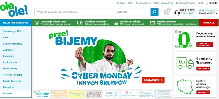 Cyber Monday 2017. Promocje w sklepach internetowych [CYBER poniedziałek 27.11. 2017]