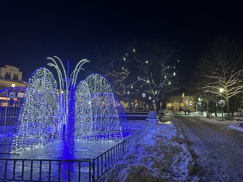 Świąteczne iluminacje w Bełchatowie