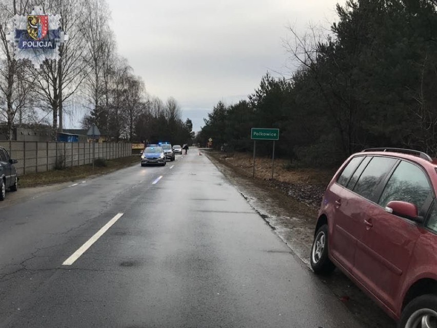 Karambol koło Polkowic. Zderzyło się pięć aut i dwa autobusy (AKTUALIZACJA)