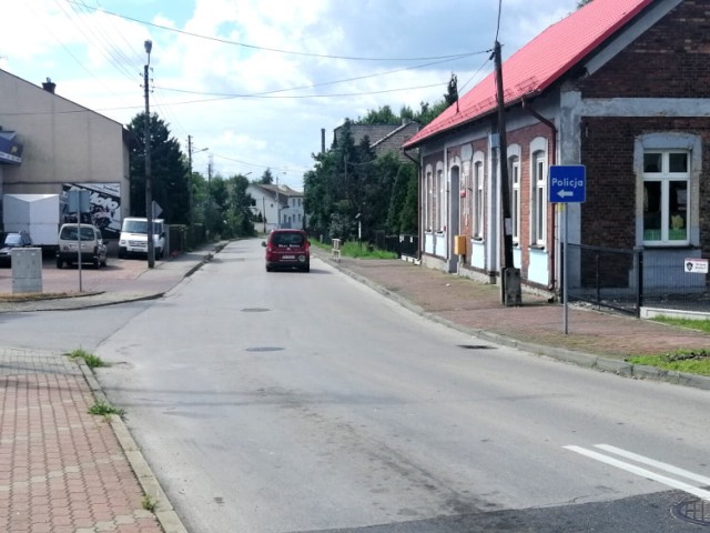 Ulica Ochronkowa w Trzebini