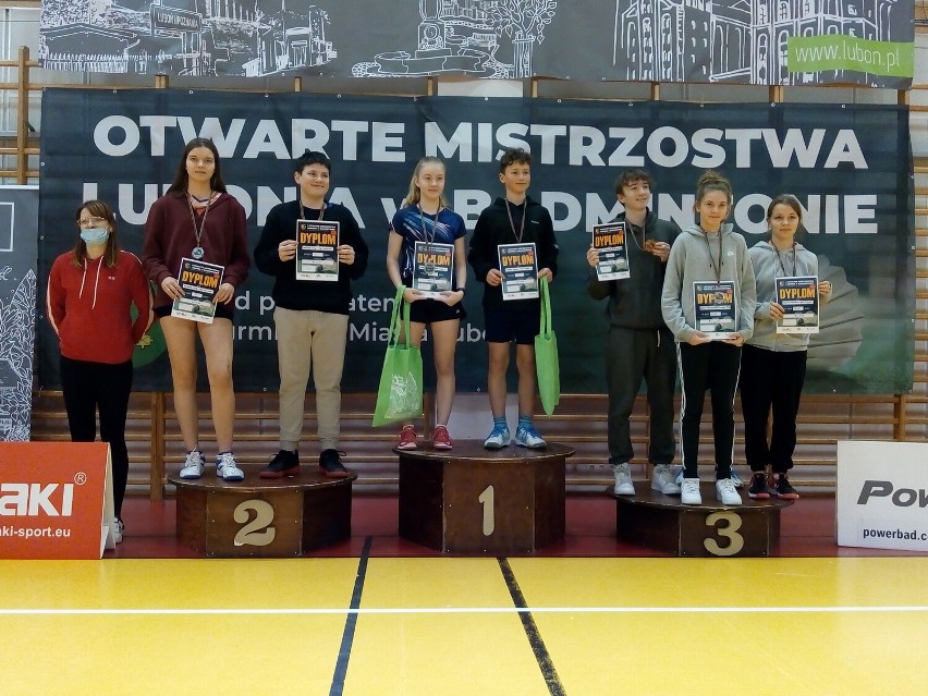 Sześć medali z Lubonia przywieźli bytowscy badmintoniści. Najmłodsza Michalina ze złotem