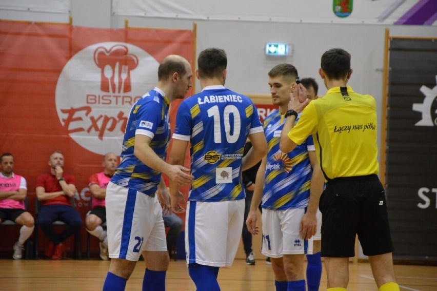 Futsal. Team Lębork przegrał ważny mecz w Białymstoku i znalazł się w strefie spadkowej.