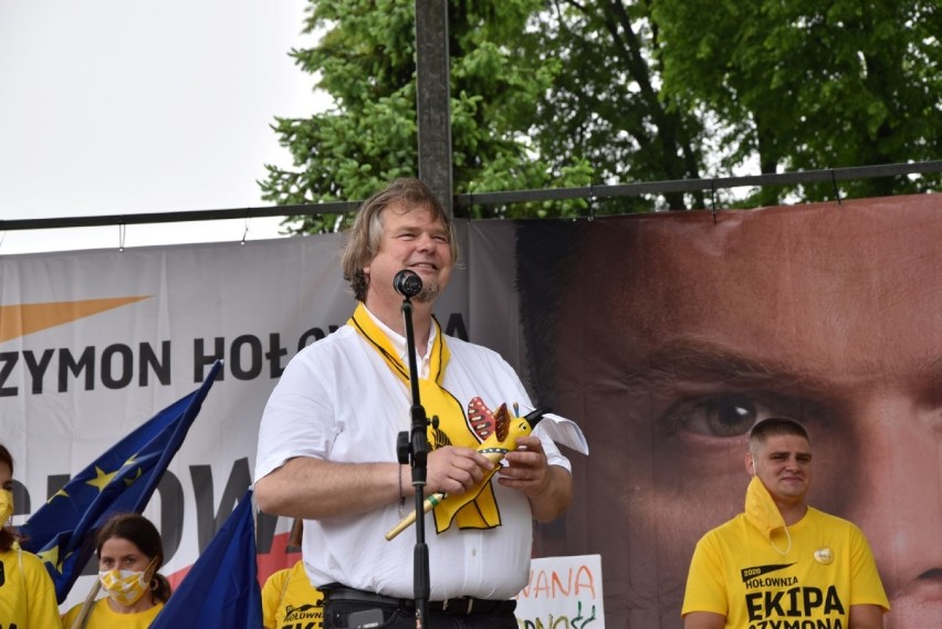 Szymon Hołownia, kandydat na prezydenta RP w Kartuzach