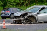 Wałbrzych-Świebodzice: Wypadek na „skrzyżowaniu śmierci”. Droga 35. przez kilka godzin była zablokowana [ZDJĘCIA]