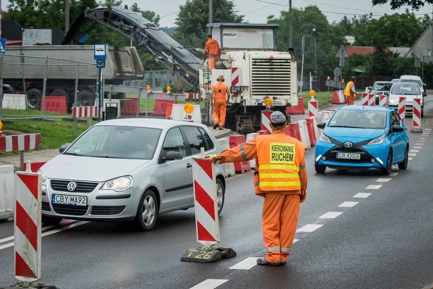 Trwa szereg prac na ul. Łochowskiej, wzdłuż której powstanie...