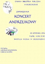 Gmina Grzegorzew: Koncert Andrzejkowy w świetlicy