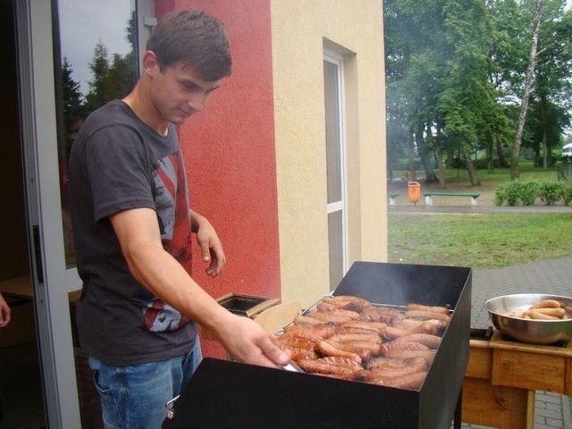 Pożegnalny grill w internacie na Leśnej