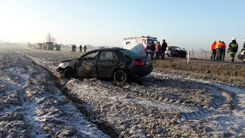 Wypadek na drodze Wieluń-Praszka. Poszukiwany sprawca 