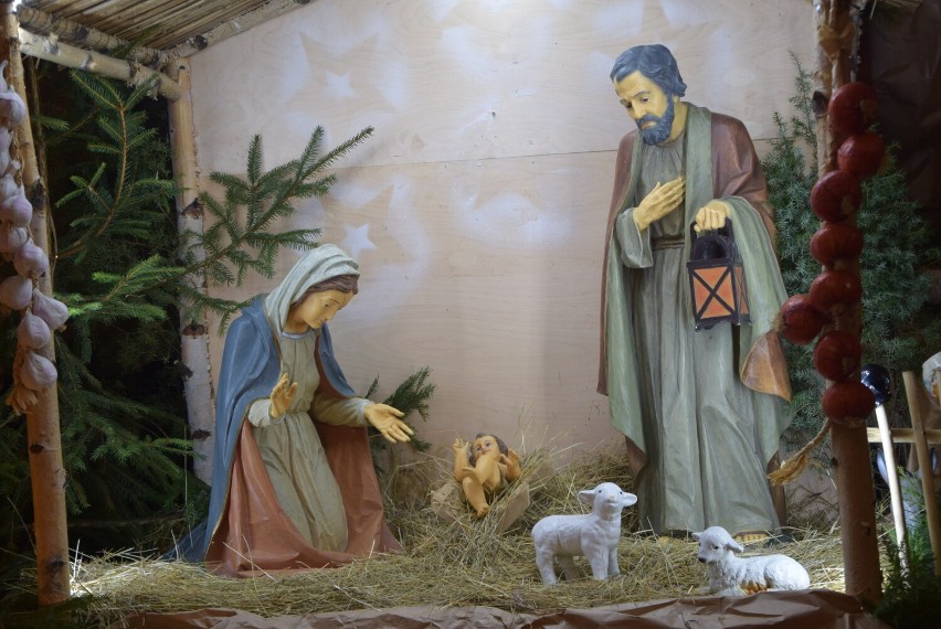 Szopka bożonarodzeniowa w Sanktuarium Księżnej Sieradzkiej
