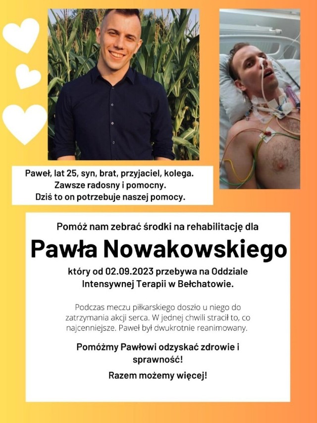 Kto może niech pomaga! Wielka akcja dla Pawła Nowakowskiego!