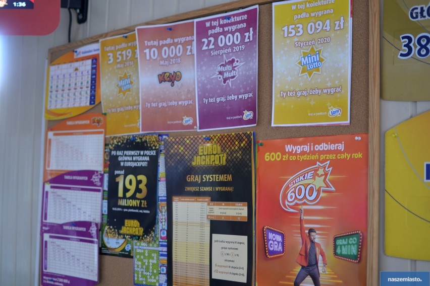 Główna wygrana w Mini Lotto padła we Włocławku. Odwiedziliśmy zwycięską kolekturę przy ul. Nowcy [zdjęcia]