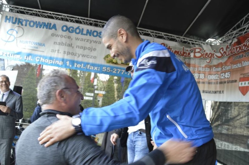 Sztumski Bieg Solidarności - dekoracja najlepszych