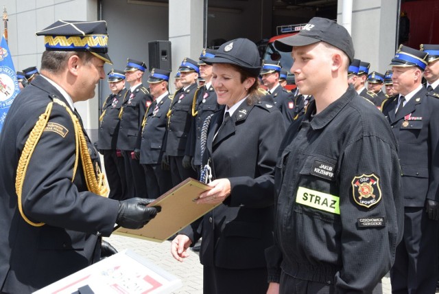 Powiatowe obchody Dnia Strażaka połączone z jubileuszem 30-lecia powołania Państwowej Straży Pożarnej odbyły się dzisiaj 31 maja w Komendzie Miejskiej PSP w Bielsku-Białej