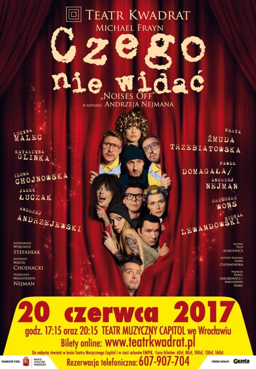 Teatr Kwadrat wraca do Wrocławia z kultową farsą!