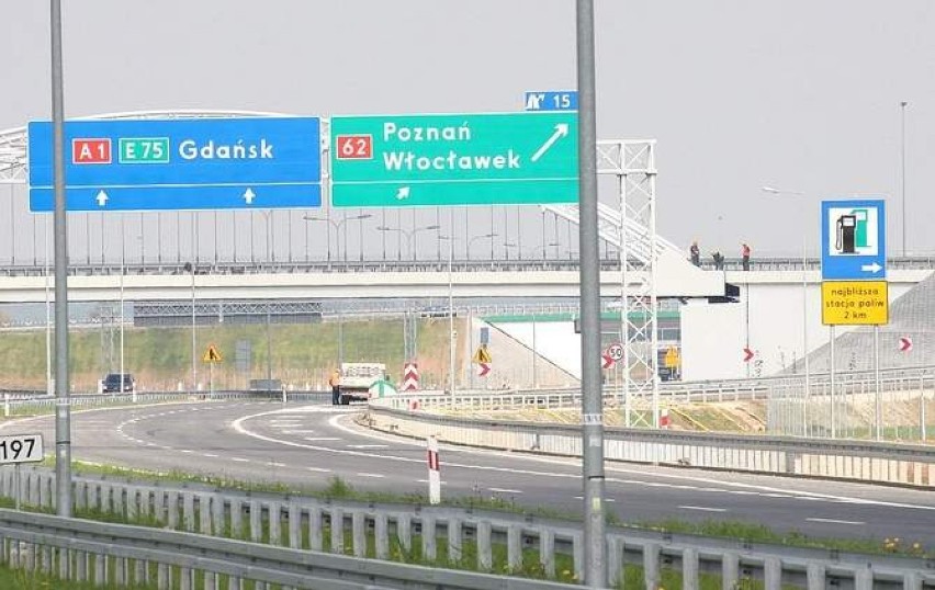 Autostrada A1 między Pikutkowem a Kowalem koło Włocławka gotowa ma być na majówkę