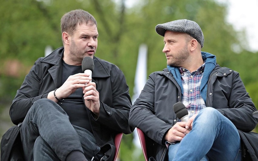 Kraków. Borys Szyc i Tomasz Karolak w Krakowie [ZDJĘCIA]