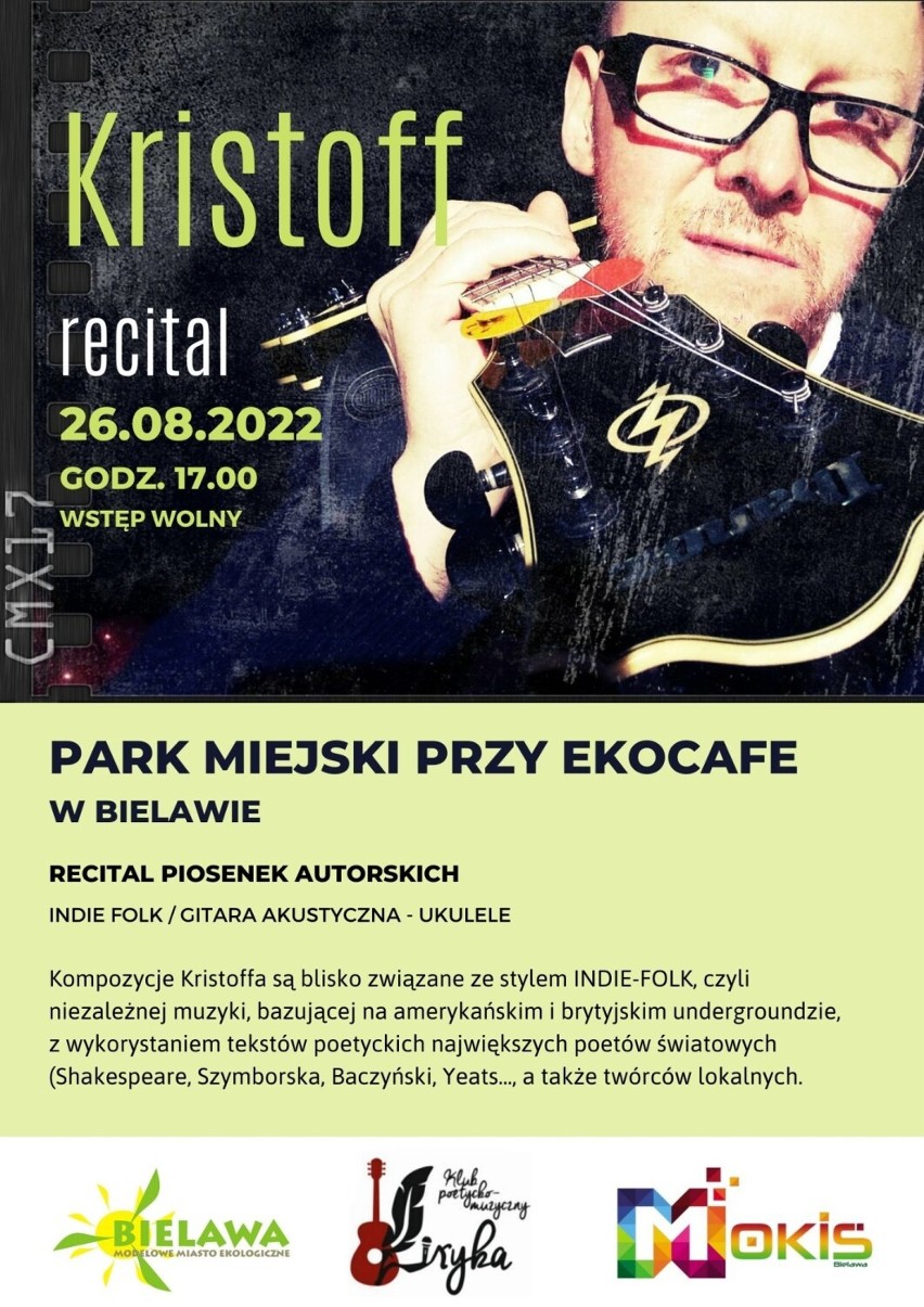 Kristoff - recital w Parku Miejskim