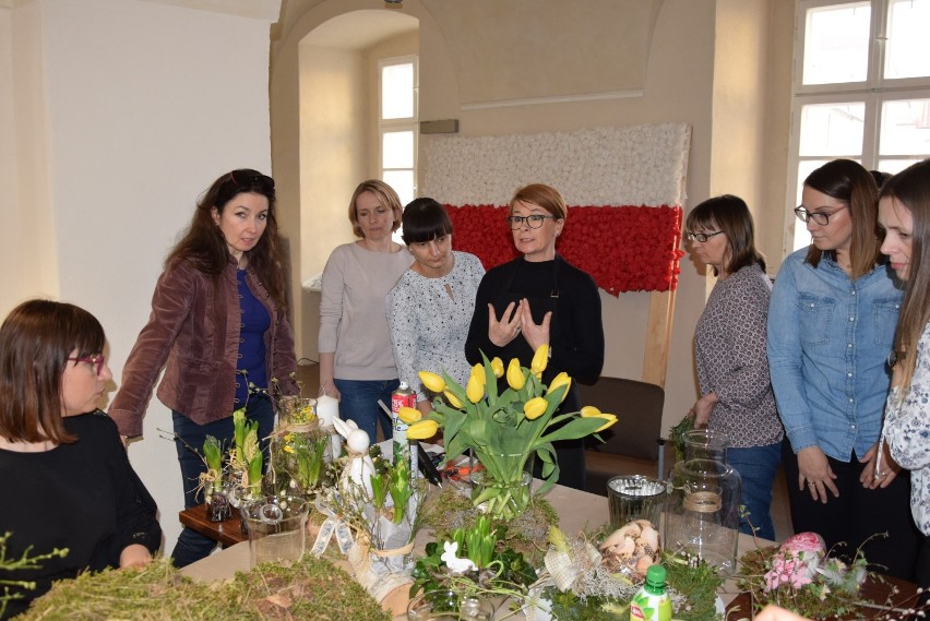 Wielkanocne warsztaty florystyczne w Wieluniu[ZDJĘCIA, FILM]