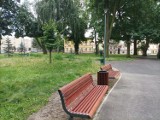 LESZNO. Park na Placu Kościuszki coraz piękniejszy. Są już nowe ławki i... [ZDJĘCIA]